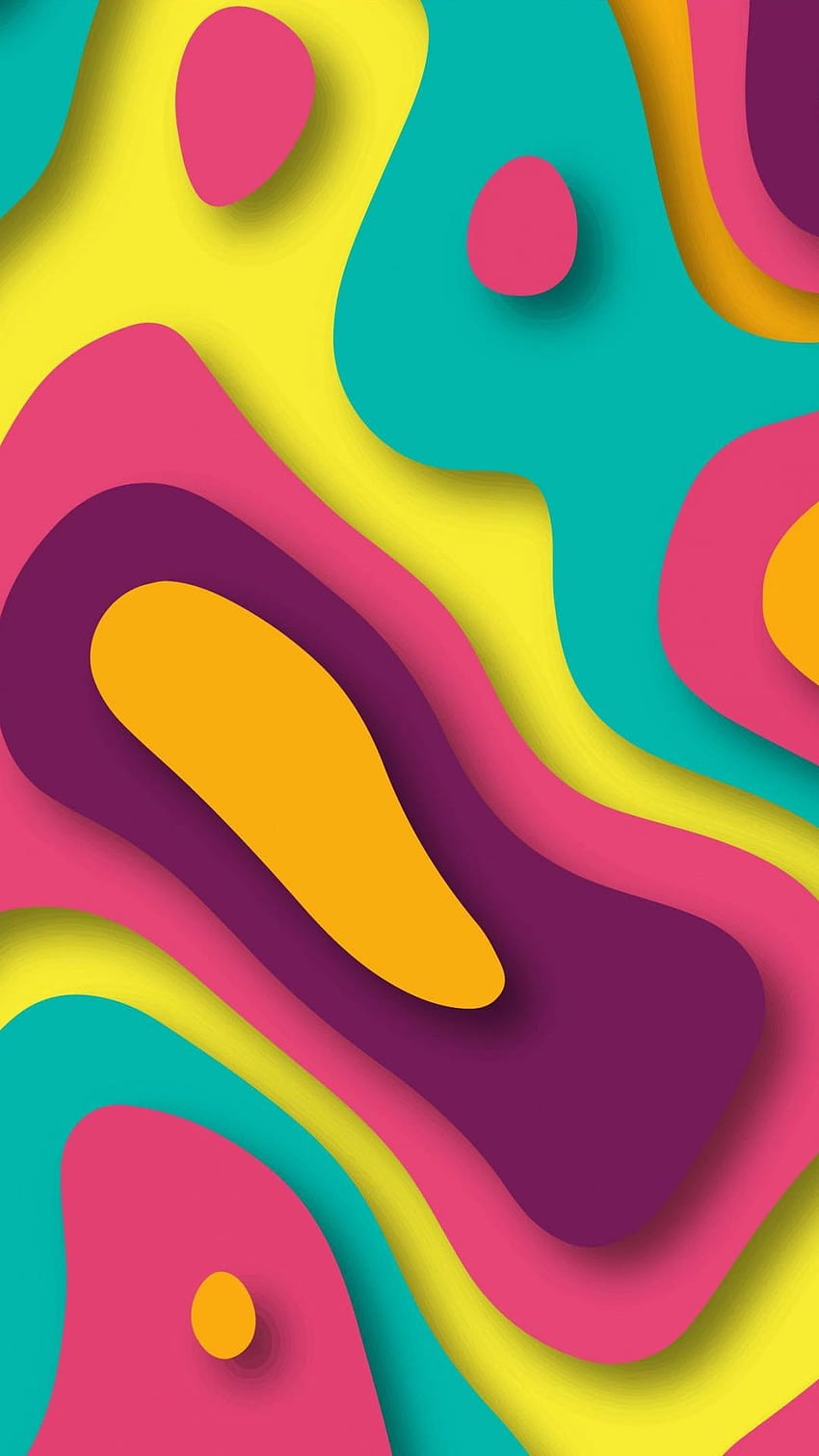 1080x1920 Curvy pattern, colorful HD phone wallpaper
