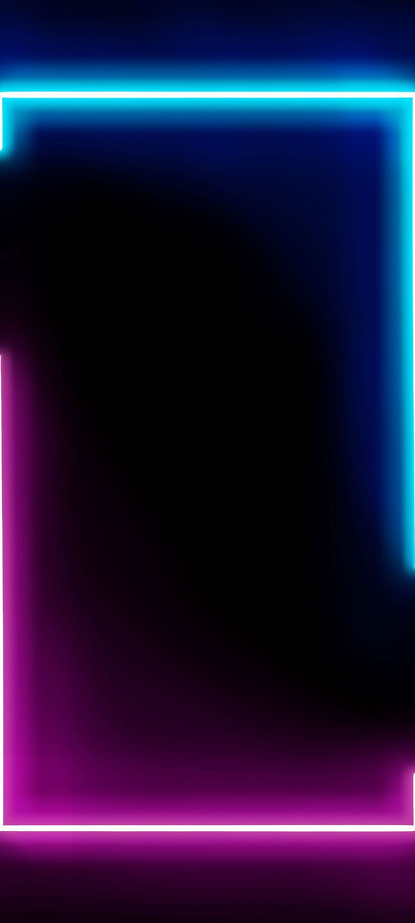 Blue pink boarder, border, loveurhunny, neon, HD phone wallpaper | Peakpx