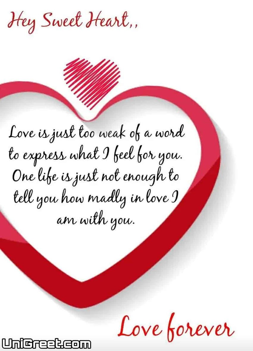 Love Thought Quotes In English