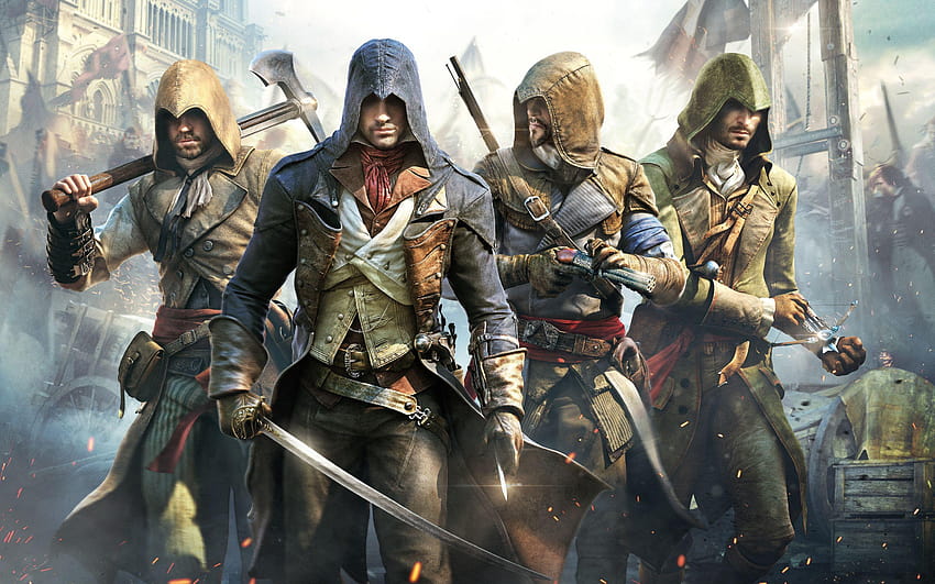157 Assassin&Creed: Unity, unidade do credo do assassino papel de parede HD