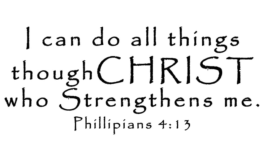 Philippians 4:13 HD wallpaper