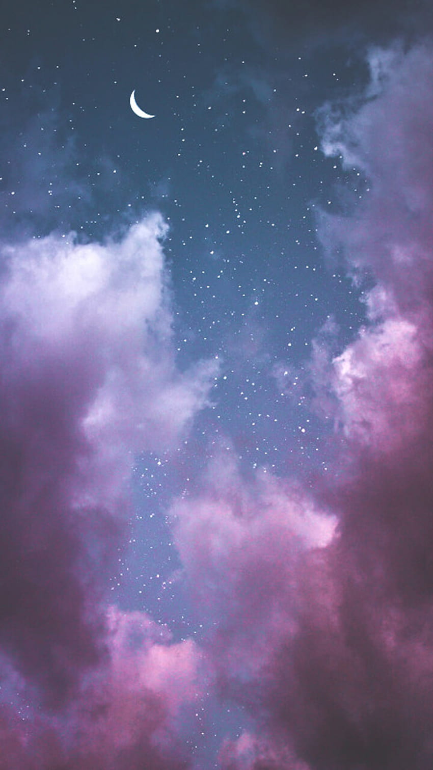 Rosa Himmel, rosa purpurrote Wolken iphone HD-Handy-Hintergrundbild