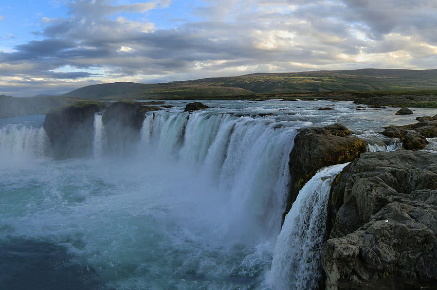 Godafoss Iceland Computer Backgrounds 5384x3365 [5384x3365] for your , Mobile & Tablet HD wallpaper