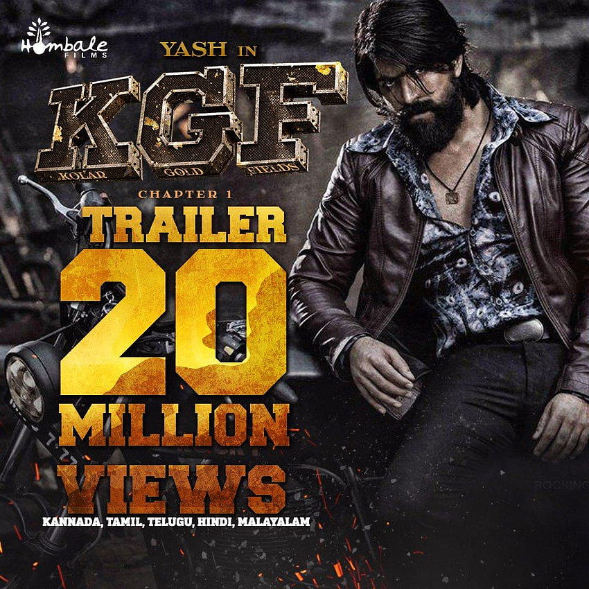 KGF Movie Poster & First Look on Coming Trailer, kgf chapter 2 HD phone wallpaper