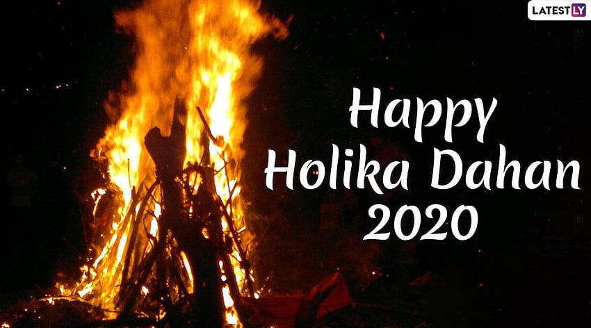 Holika Dahan 2020 & for Online, loud fire HD wallpaper