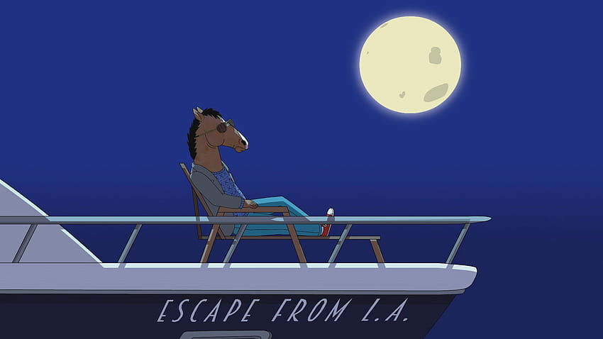 Bojack Horseman  View from Halfway Down Wallpaper Not an OC Found it on  Tumblr and thought it belongs here My current wallpaper and the OC name   lucydornanillustration Original link in