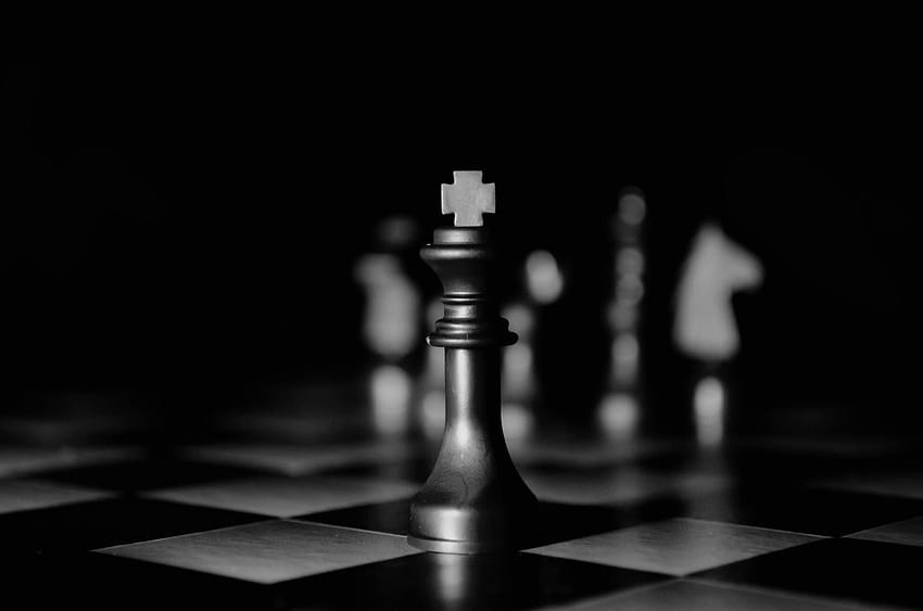 Chess . A darker shade of magic, Chess king, Black and blue HD phone  wallpaper