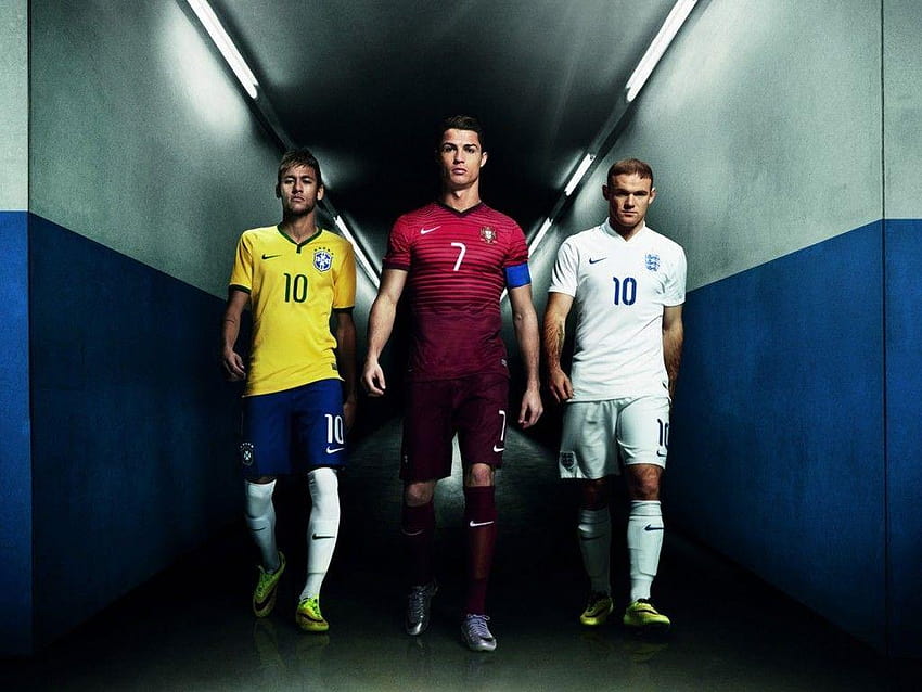 Neymar, Ronaldo, and Rooney, neymar vs ronaldo HD wallpaper | Pxfuel