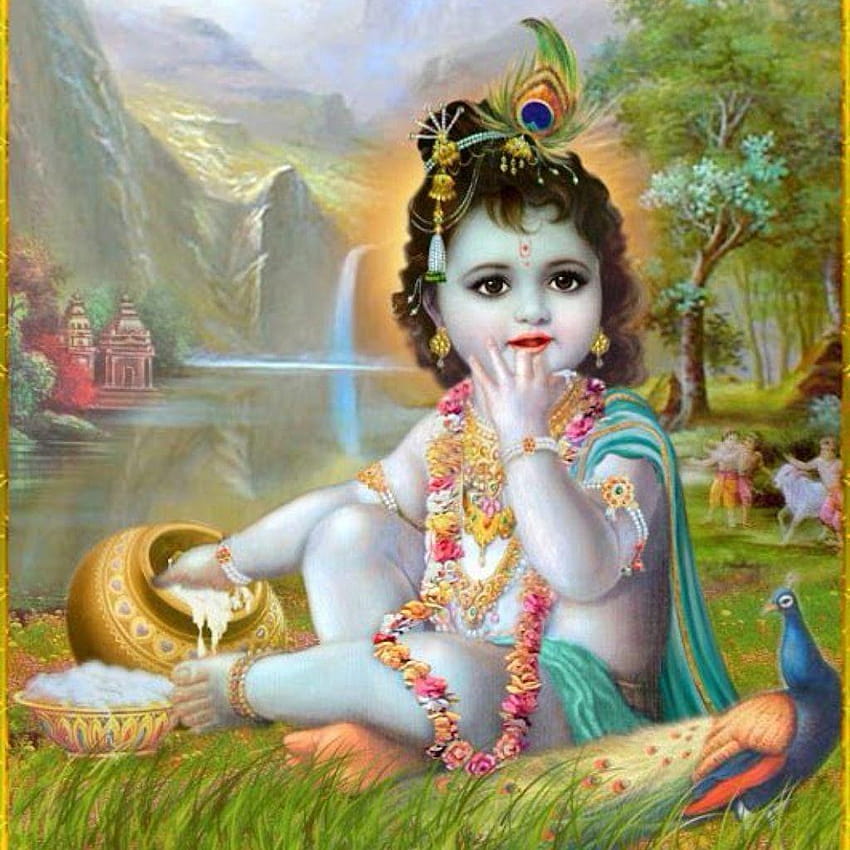 Schöner Lord Krishna, neuer Krishna HD-Handy-Hintergrundbild