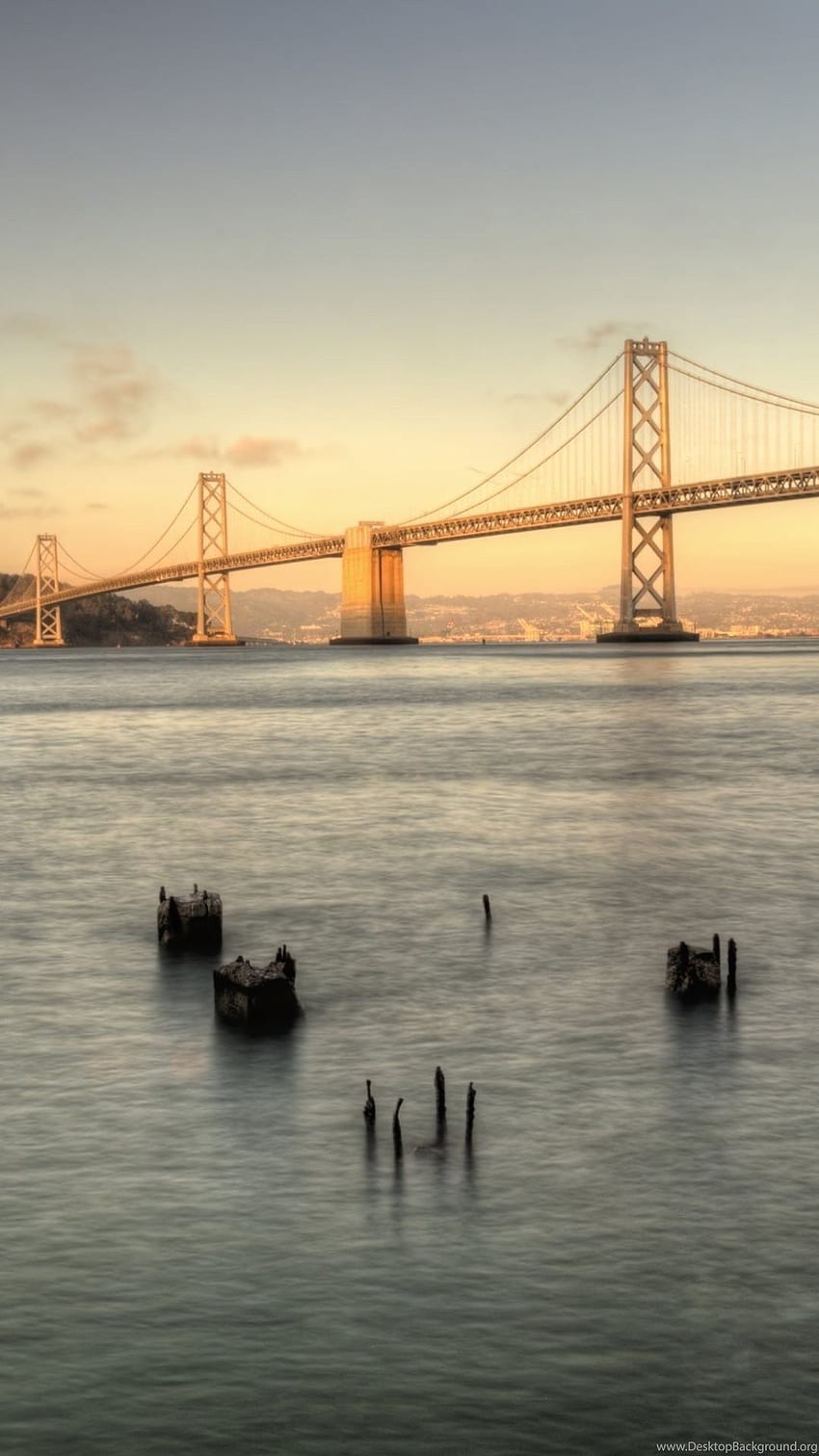 Oakland Bay Bridge San Francisco Mobile Iphone 6s Galaxy ... Backgrounds, san francisco oakland bay bridge ultra wallpaper ponsel HD