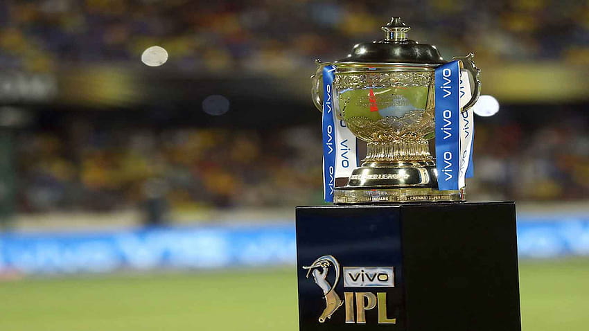 IPL 2020: il panico attanaglia la BCCI poiché Vivo potrebbe uscire come title sponsor della Premier League indiana, trofeo ipl Sfondo HD
