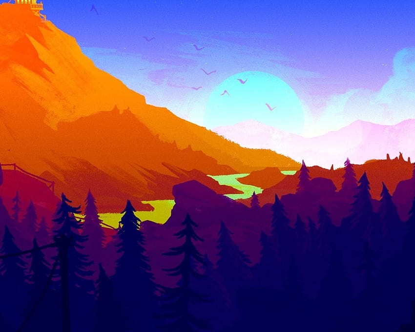 Firewatch 2017 [1280x2120] for your , Mobile & Tablet HD wallpaper | Pxfuel