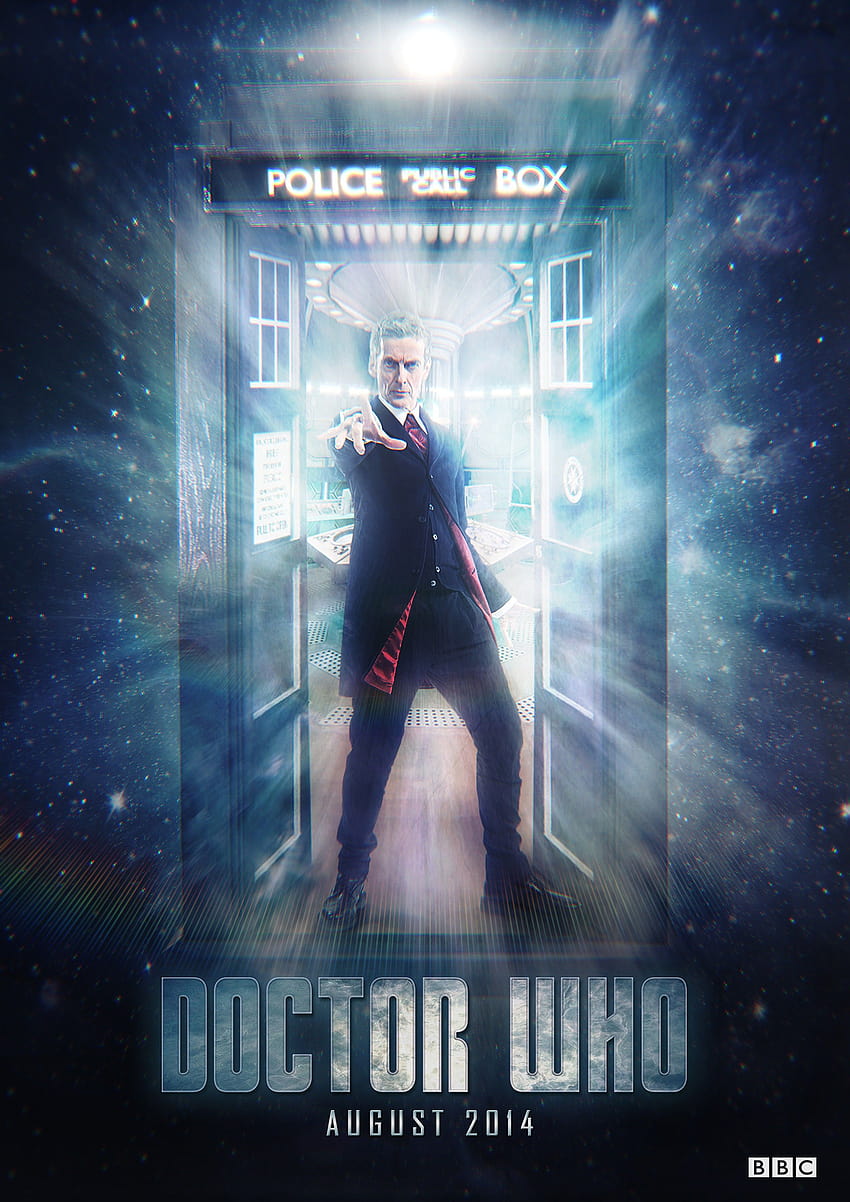 Doctor Who, The Doctor, Peter Capaldi, Dwunasty Doktor, TARDIS / i Mobile Backgrounds Tapeta na telefon HD