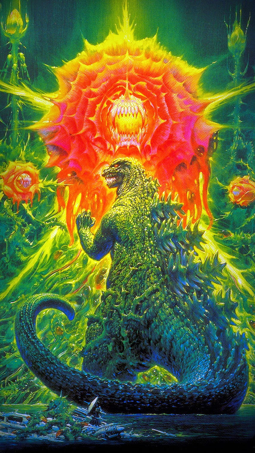 Godzilla contro Biollante, godzilla kaiju Sfondo del telefono HD
