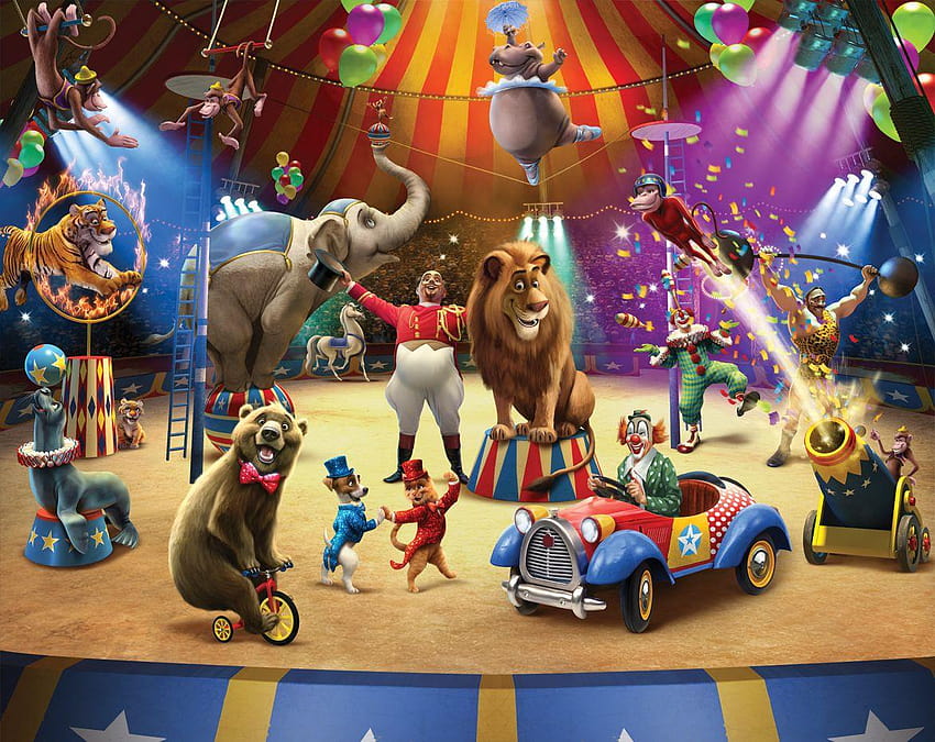Walltastic: Children's Themed & Mural, circus HD wallpaper