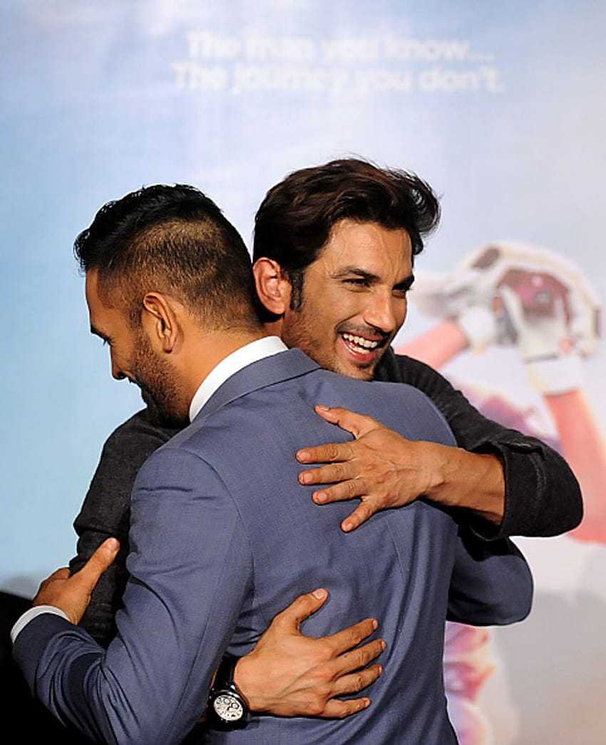 : When Sushant Singh Rajput spent memorable moments with MS Dhoni HD phone wallpaper