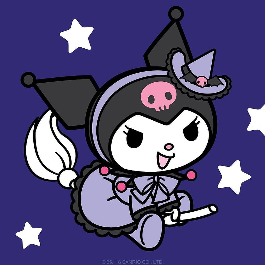 Heureux et malicieux Kuromi!, halloween kuromi Fond d'écran de téléphone HD