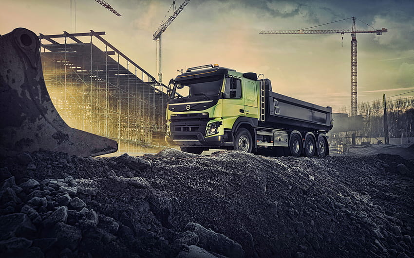 Volvo Fmx 540, r, 2019 Camiones, Vehículos de construcción, construcción de carreteras fondo de pantalla
