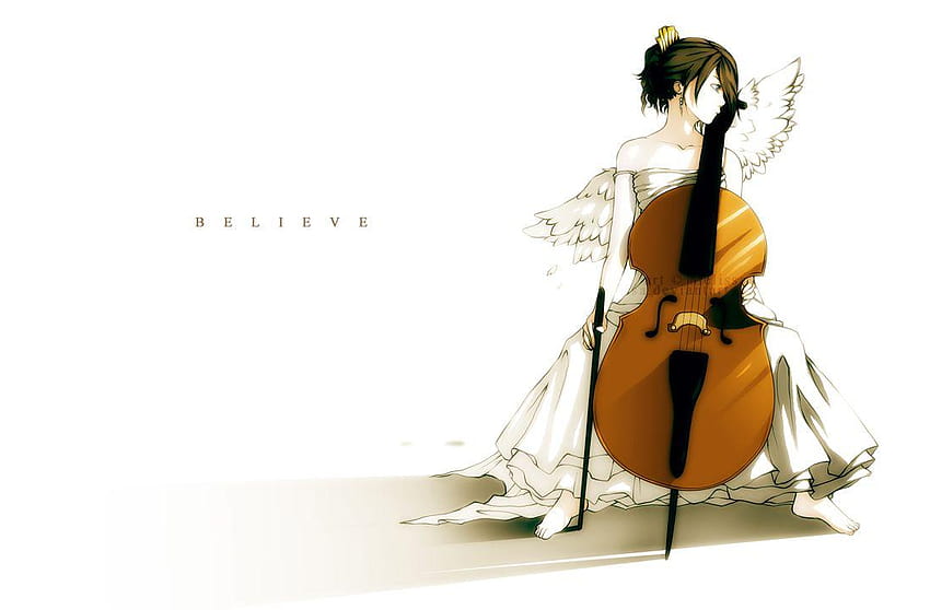 anime cello HD wallpaper