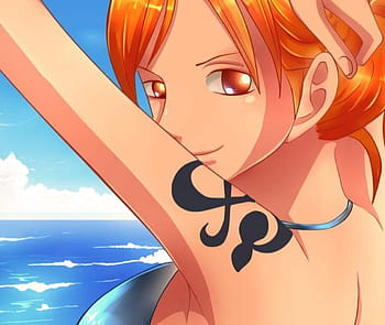 Nami One Piece Red Anime Wallpaper 4k HD ID:10687