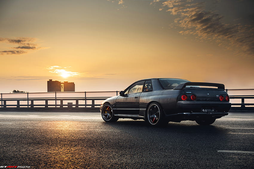 Nissan Skyline GTR R32. Avant le lever du soleil on Behance, r32 sunset Fond d'écran HD