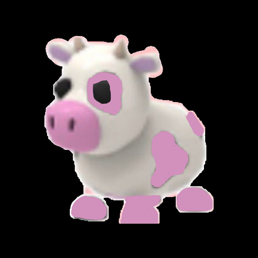 para editar la pegatina de la vaca de fresa de @xrobloxgallllllx, adoptame vaca fondo de pantalla del teléfono