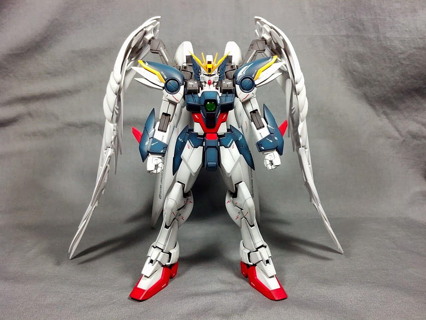 MG Wing Gundam Zero Custom, mainan gundam wing zero Wallpaper HD