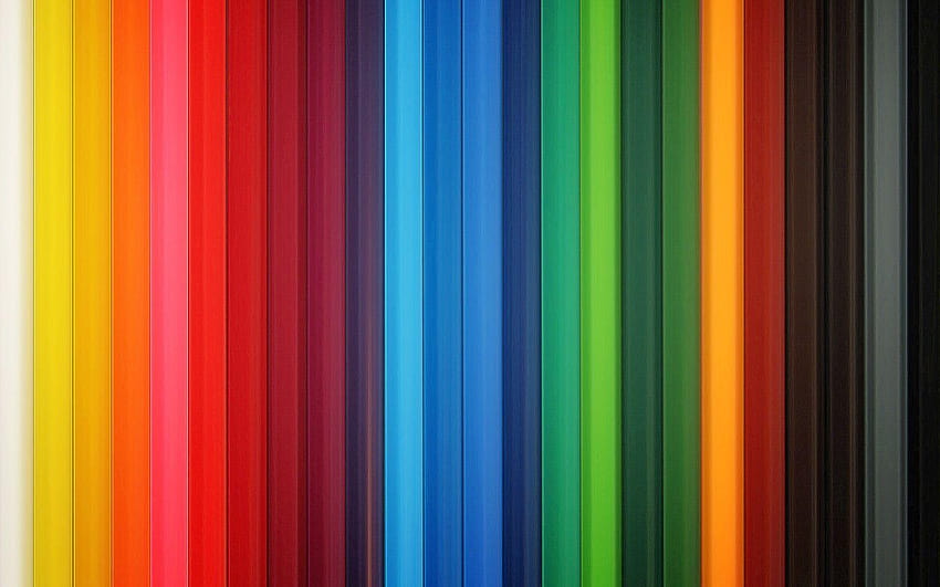 Colorful Pencils, colour full HD wallpaper