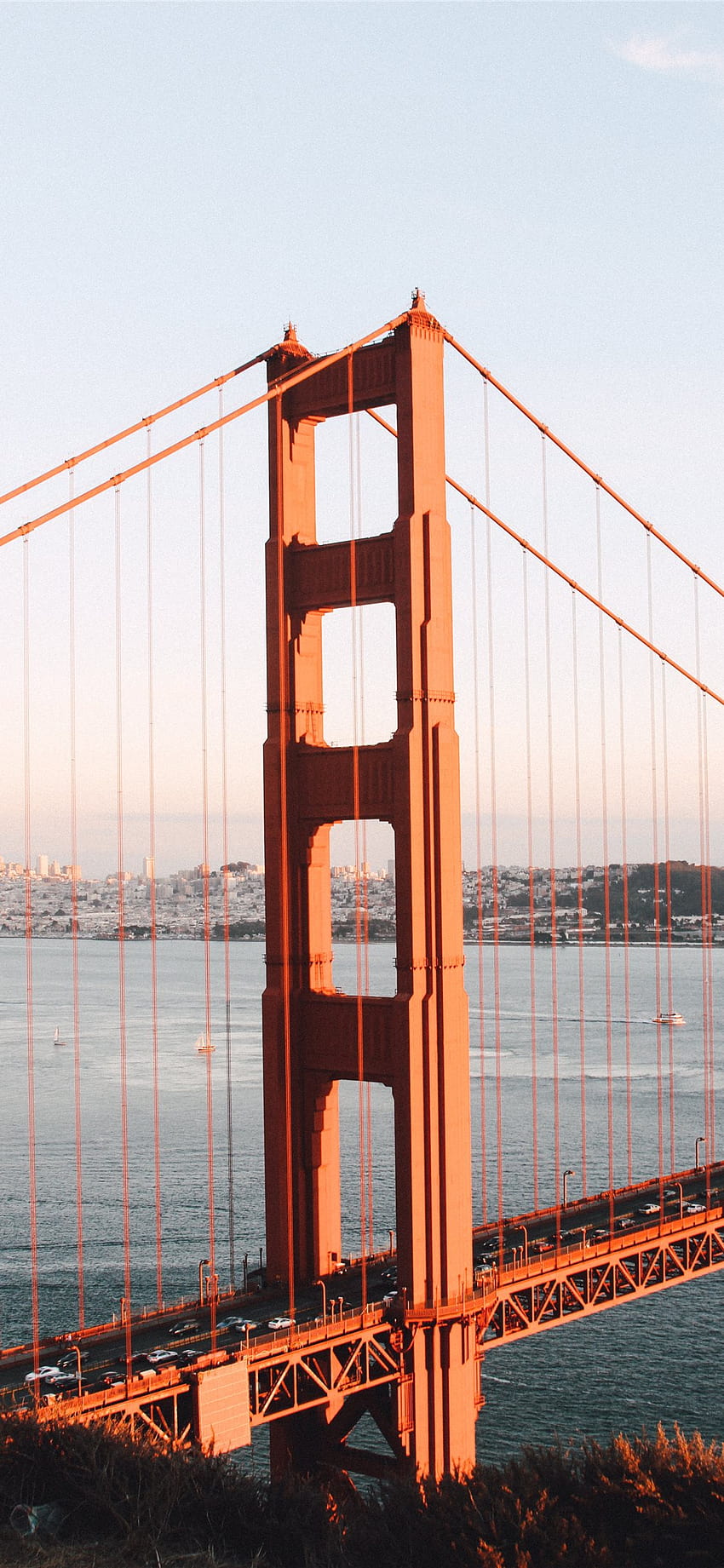 Golden Gate Bridge tagsüber iPhone X, Golden Gate Bridge-Telefon HD-Handy-Hintergrundbild
