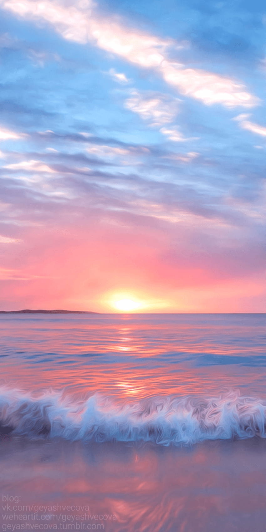 Sunrise Ästhetischer, ästhetischer Sonnenaufgang HD-Handy-Hintergrundbild