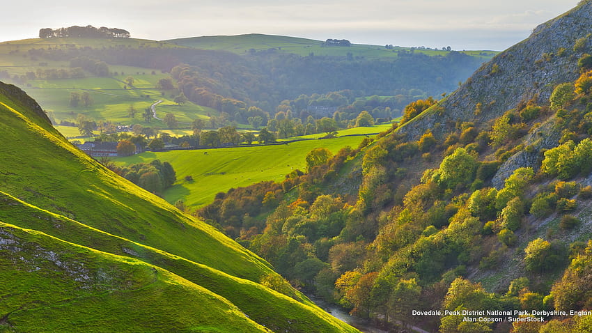 dovedale, Peak, District, National, Park, Derbyshire, England / และพื้นหลังมือถือ วอลล์เปเปอร์ HD