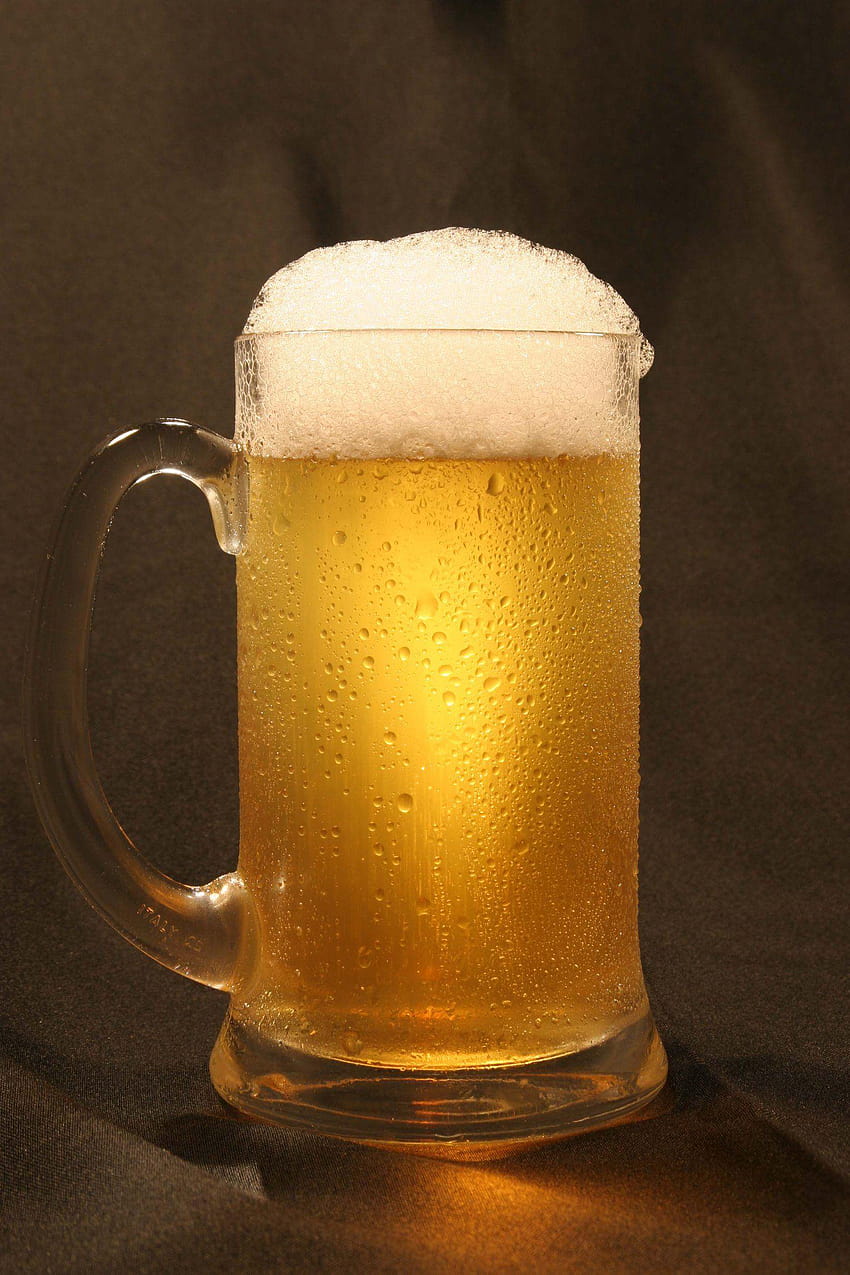 เบียร์ในแก้วโดย KulaXX เบียร์พื้นหลัง วอลล์เปเปอร์โทรศัพท์ HD