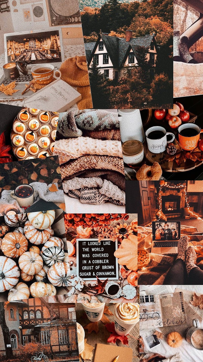 Brown aesthetic collage HD wallpapers  Pxfuel