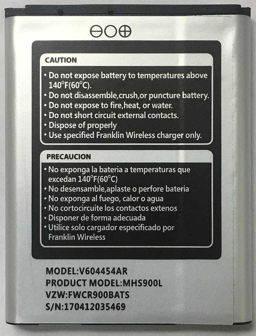 Bateria de substituição para Franklin Wireless MHS900L Verizon Ellipsis Jetpack *Same Day Ship*, iphone corpo de lanterna preta Papel de parede de celular HD
