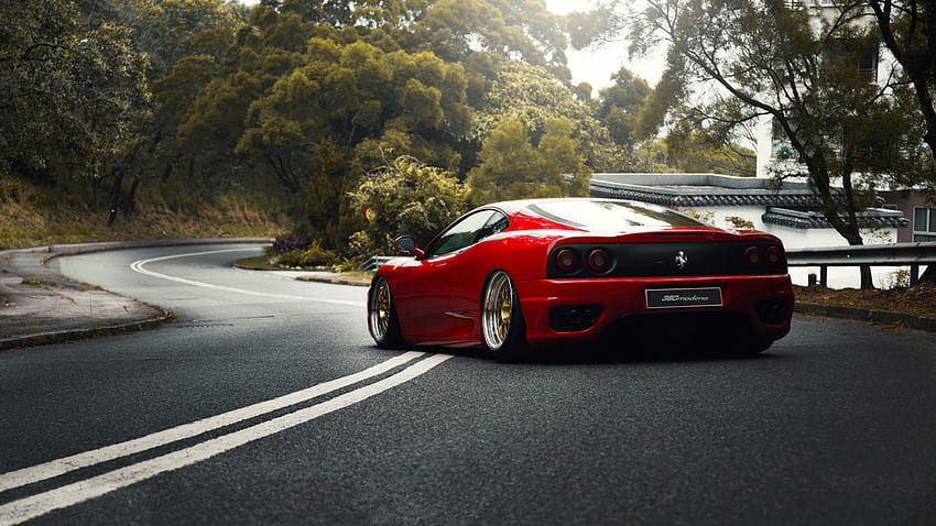Download Stunning Ferrari 360 Modena in Action Wallpaper | Wallpapers.com