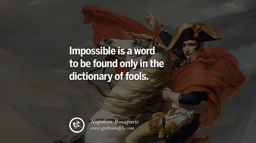 40 citations de Napoléon Bonaparte sur la guerre, la religion, la politique et le gouvernement Fond d'écran HD