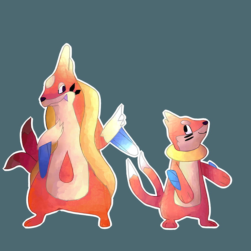 I drew Floatzel and Buizel, floatzel pokemon HD phone wallpaper