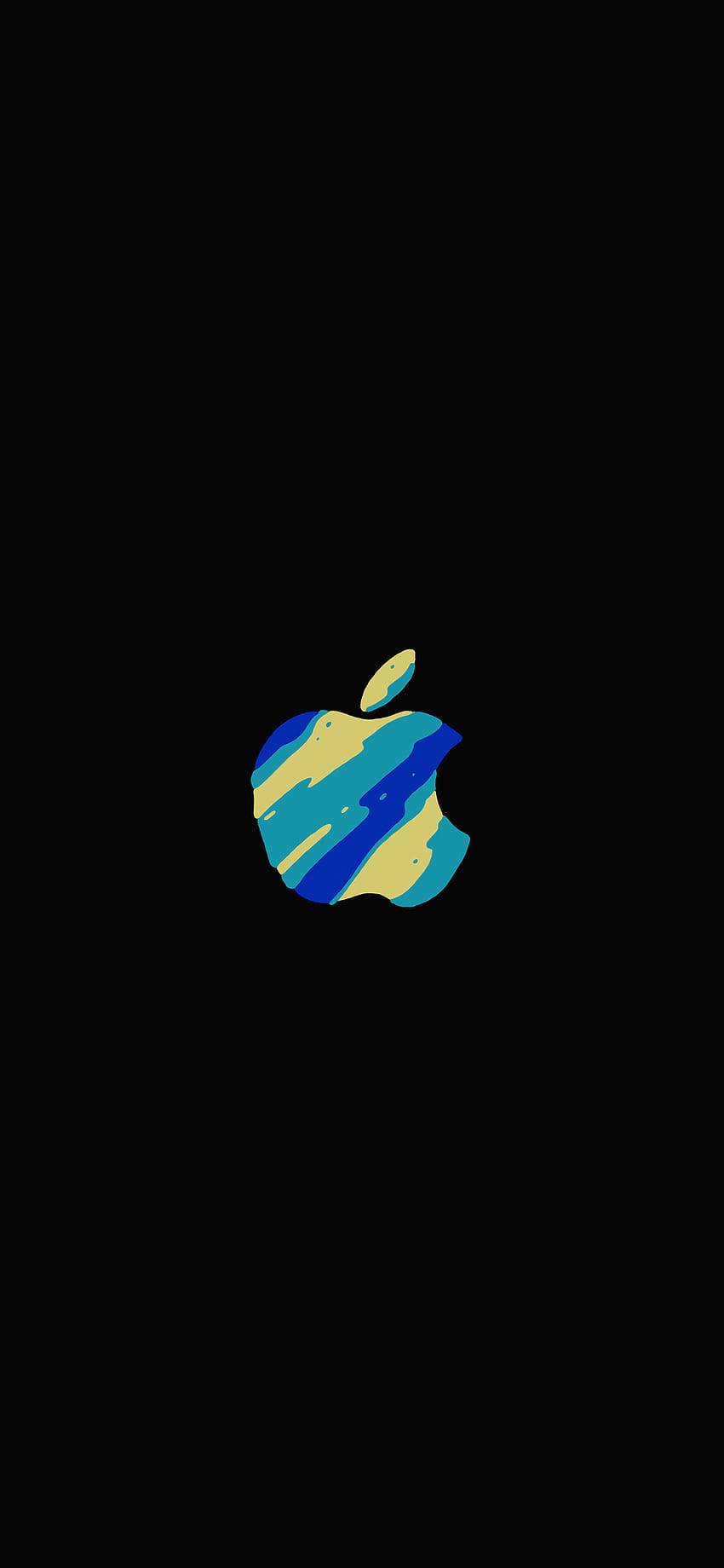 Logo Apple dla iPhone X, 8, 7, 6, logo Apple iPhone Tapeta na telefon HD