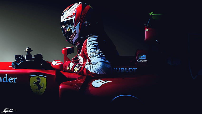 kimi, Raikkonen, Kimi Raikkonen, Scuderia Ferrari, SF15 T, Formula, 1920x1080 f1 2016 HD wallpaper