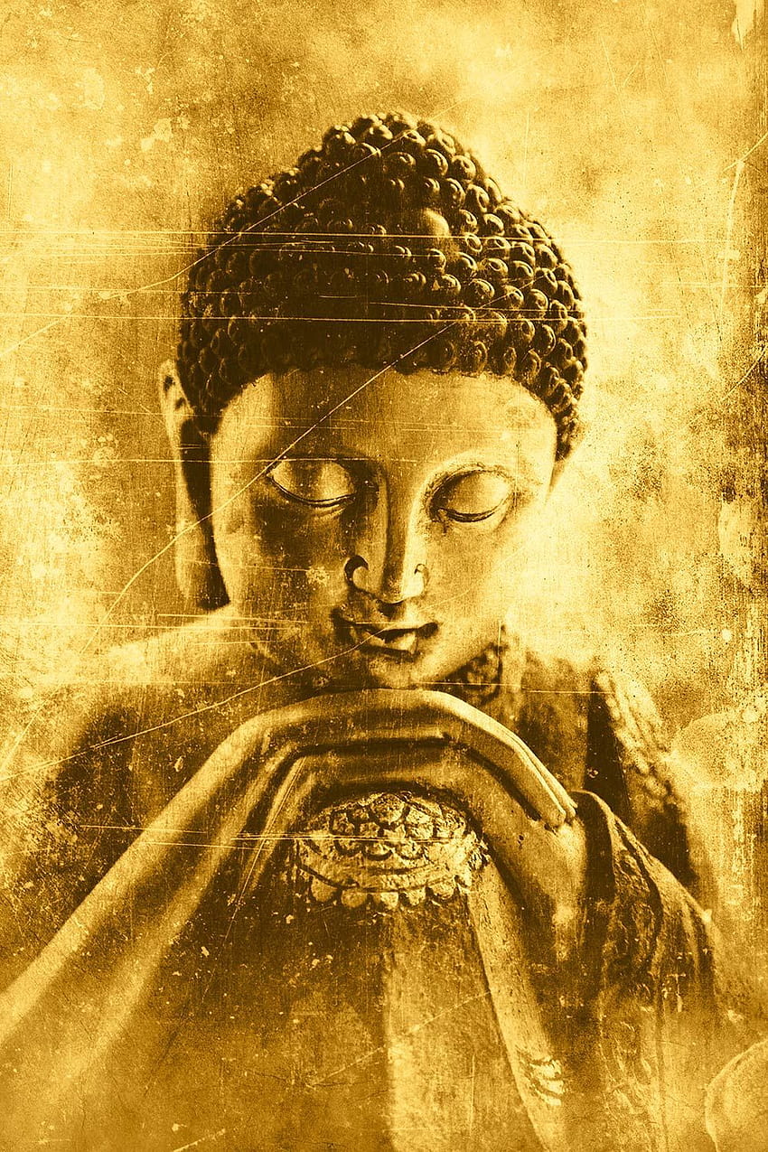 Gautam Buddha 3D, 3D-Buddha HD-Handy-Hintergrundbild