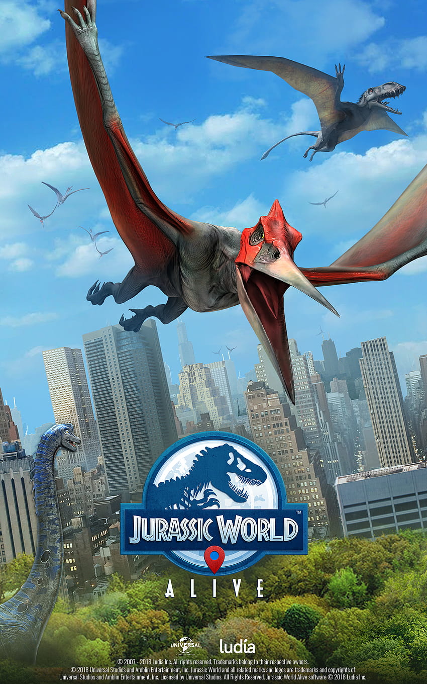 Jurassic World Alive Pteranodon HD phone wallpaper