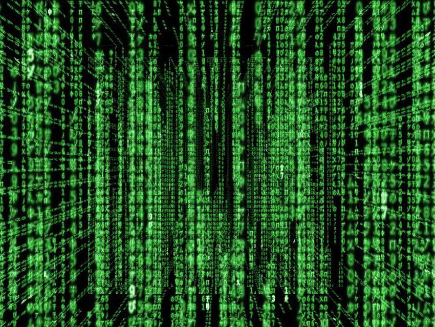 Matrix-Gif-Gruppe, binäre Matrix HD-Hintergrundbild