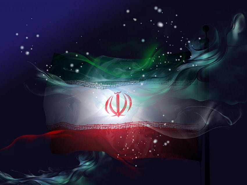 Diseño vectorial de Irán, bandera de Irán fondo de pantalla