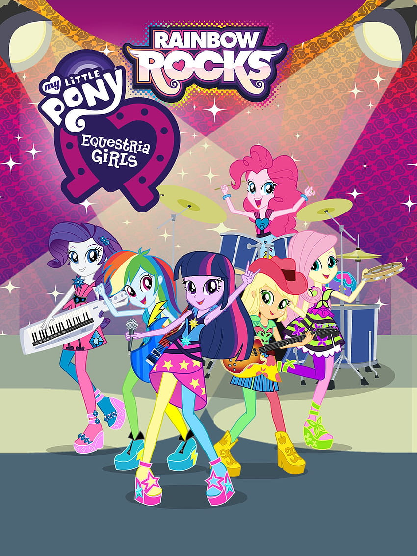 Assistir My Little Pony: Equestria Girls, pedras de arco-íris Papel de parede de celular HD