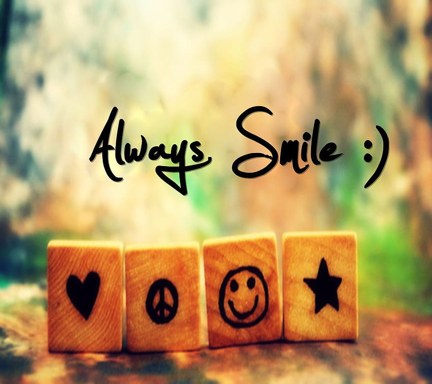 Just Smile, keep smile HD wallpaper