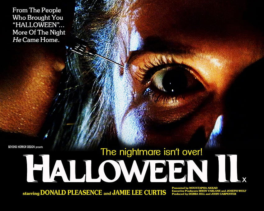Halloween II 1981 Poster Beyond Horror Design, póster original de halloween  fondo de pantalla | Pxfuel