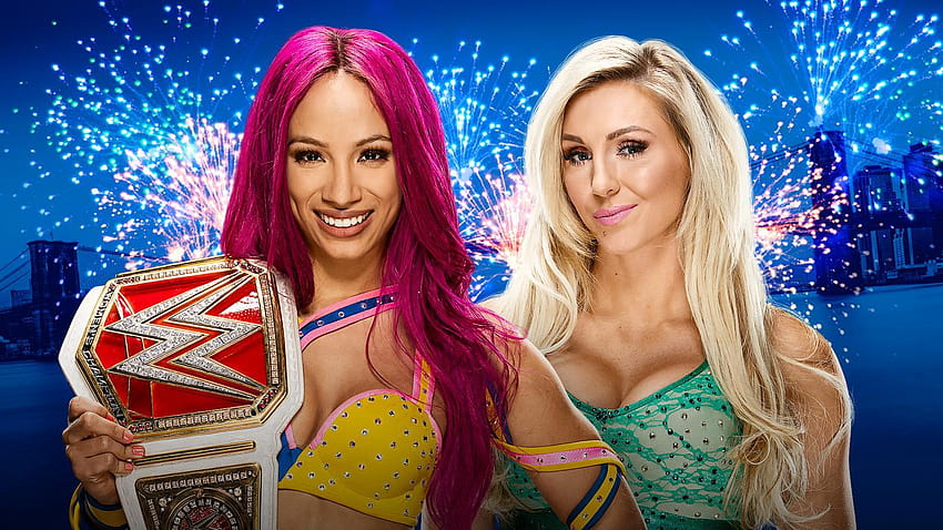 WWE ogłasza walkę Sasha Banks vs Charlotte o tytuł kobiet na wwe summerslam 2018 Tapeta HD