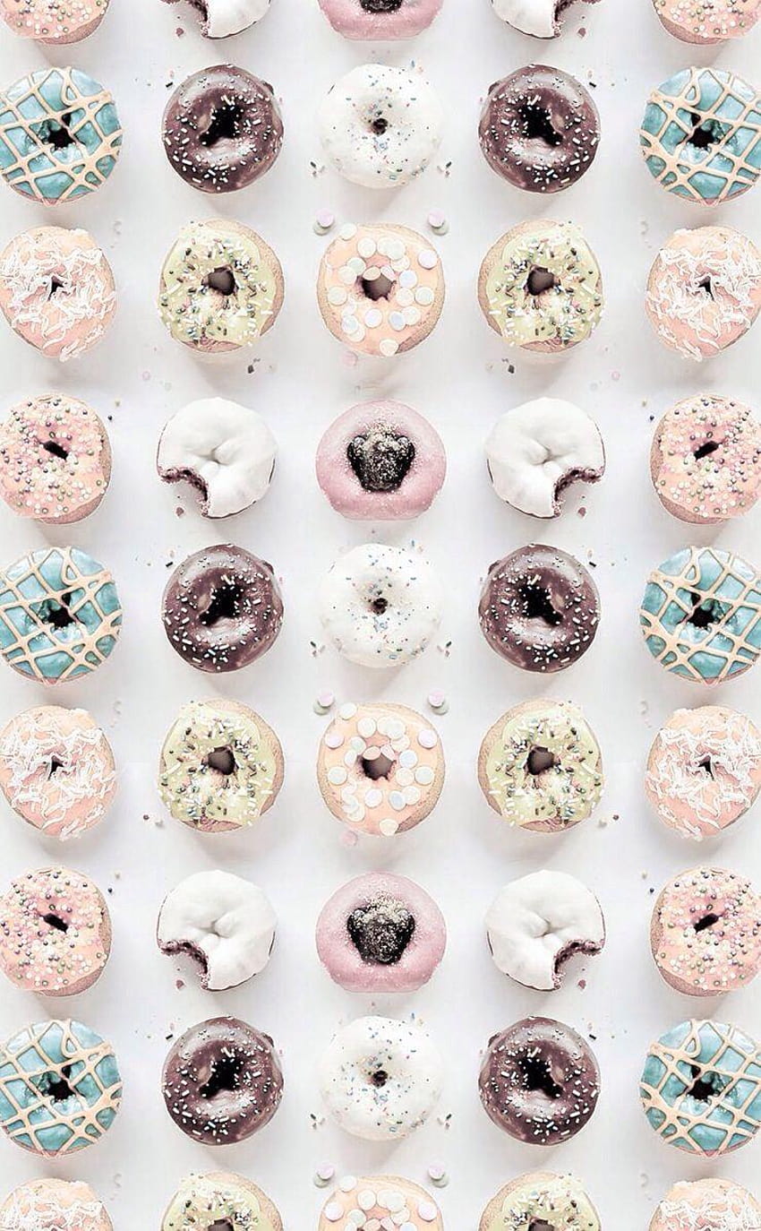 Icing sugar doughnuts:) … HD phone wallpaper