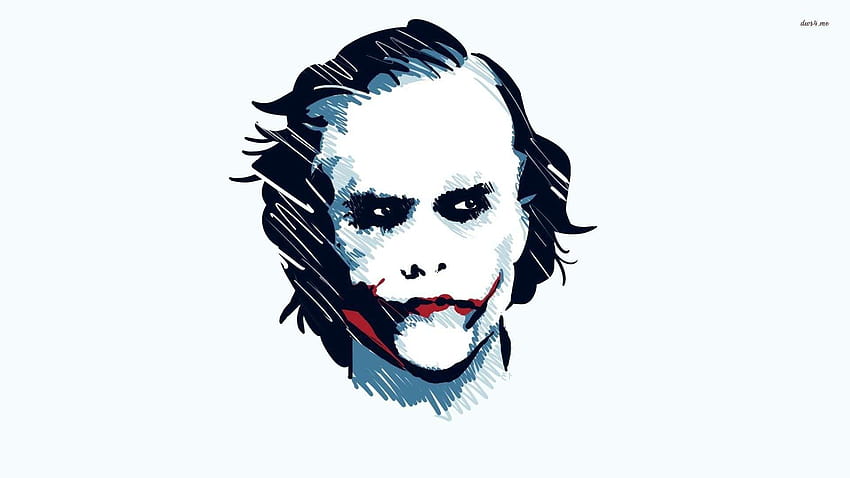 Drawing Joker Black And White, joker drawing HD wallpaper