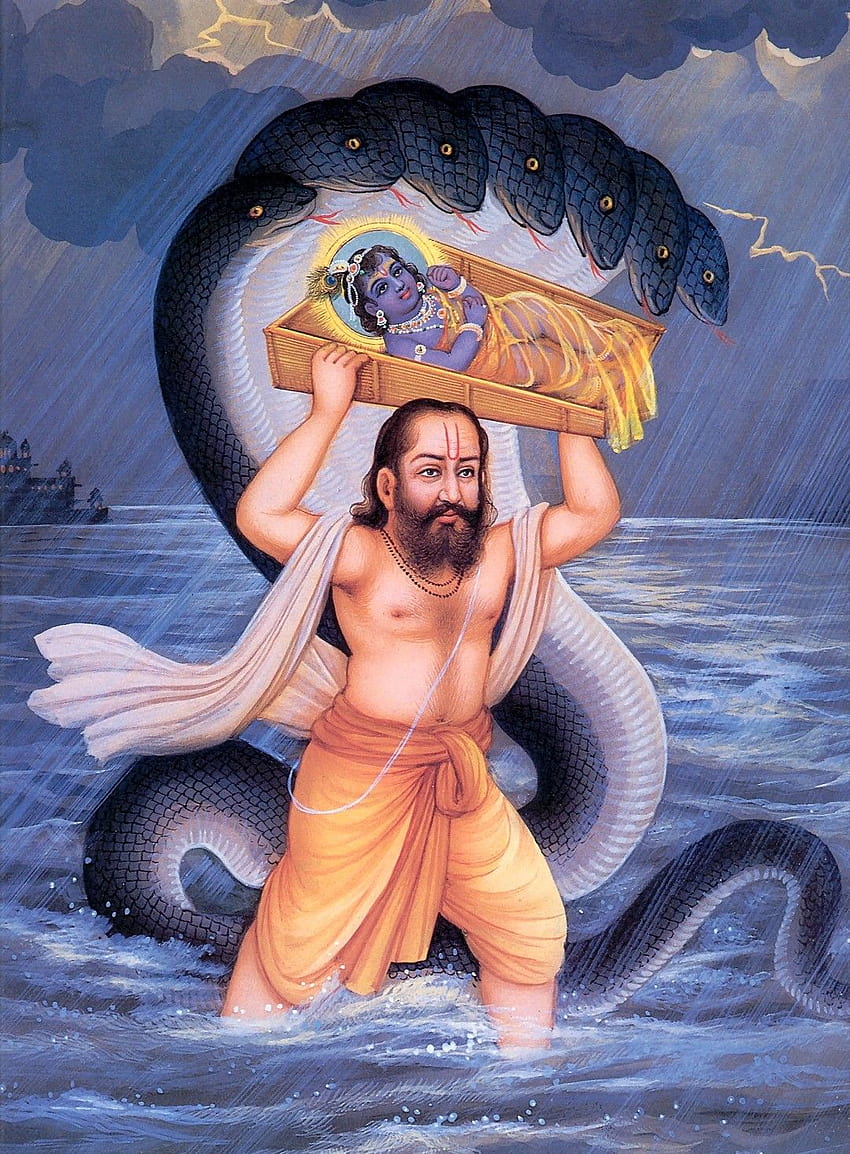 Janmashtami – Purnavatar の誕生 – Hinduism Now Global Press、カリンガのクリシュナ HD電話の壁紙